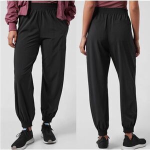 Athleta Savannah Jogger Pants, Black, Women’s Size 10